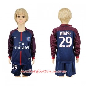 Maillot/Tenue Paris Saint-Germain Mbappe 29 Enfant Domicile 2017/18 Manche Longue